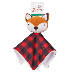 Zanies Buffalo Check Fox Blanket – Snuggle, Squeak, Repeat