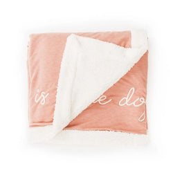 Ultra-Soft Fleece Pet Blanket- Rosewood