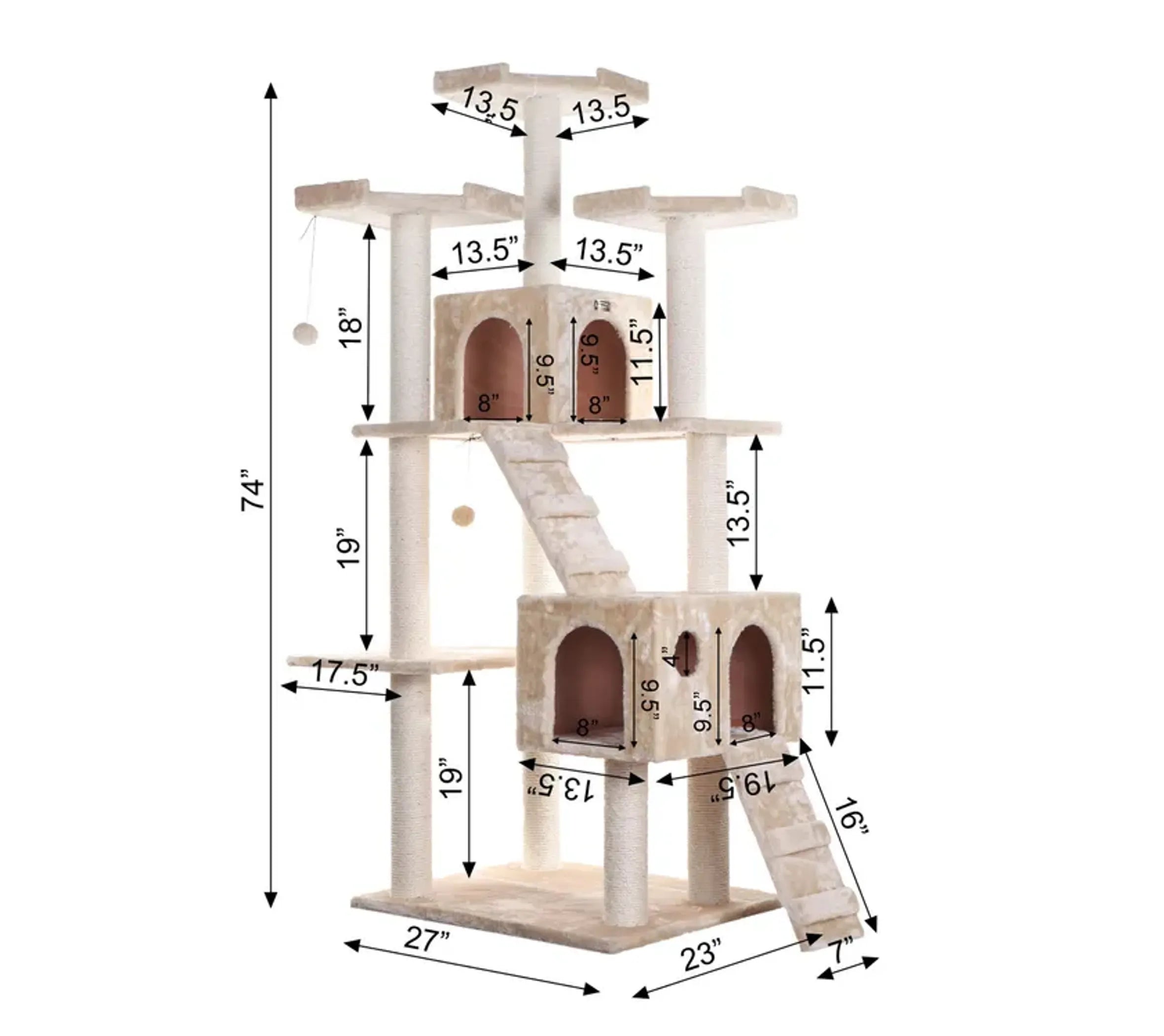 Armarkat A7401 Cat Tree – 74