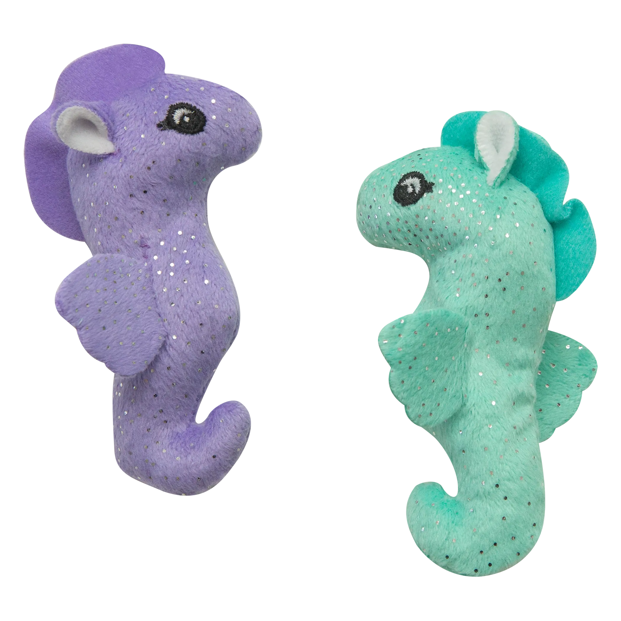 SnugArooz Seahorse 2 Pack – Crinkly Catnip Toys