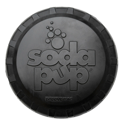 SodaPup Bottle Top Flyer Durable Rubber Retrieving Frisbee