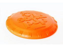 SodaPup Bottle Top Flyer Durable Rubber Retrieving Frisbee