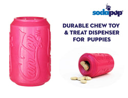 SodaPup Can Toy Puppy Treat Dispenser – Pop Open the Fun
