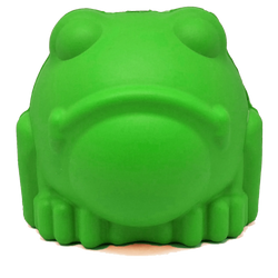 MKB Bull Frog Durable Rubber Chew Toy & Treat Dispenser