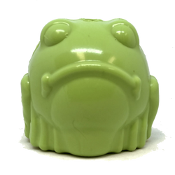 MKB Bull Frog Durable Rubber Chew Toy & Treat Dispenser