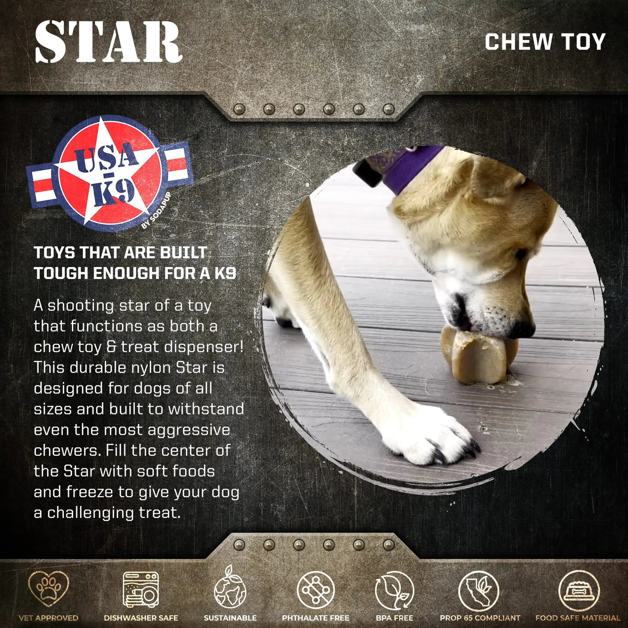 Chew-pernova: Shooting Star Nylon Chew Toy
