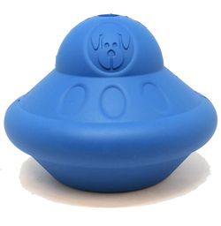 SodaPup Flying Saucer Durable Rubber Chew Toy & Treat Dispenser