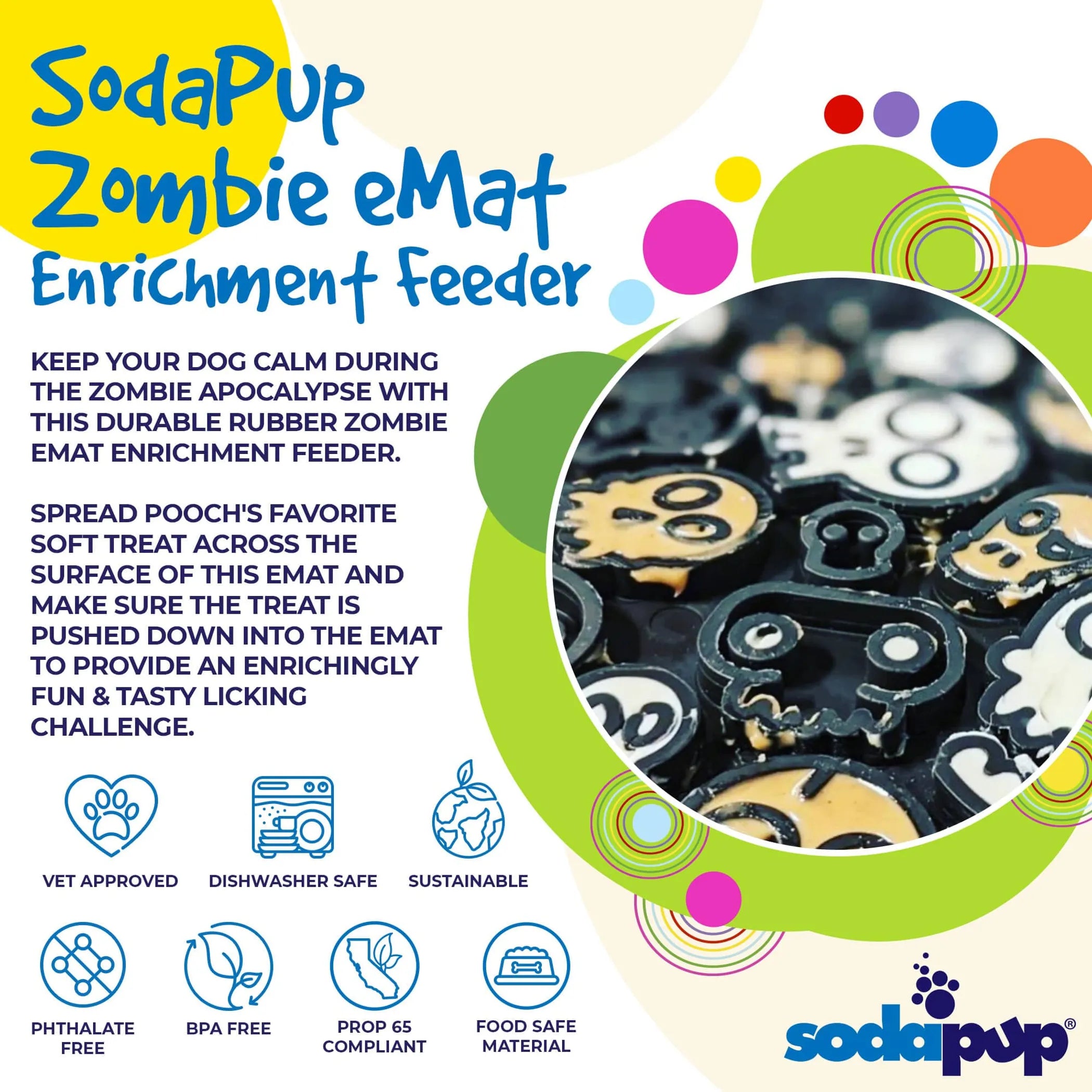 Apoca-Lick Now: Zombie Apocalypse eMat Lick Mat