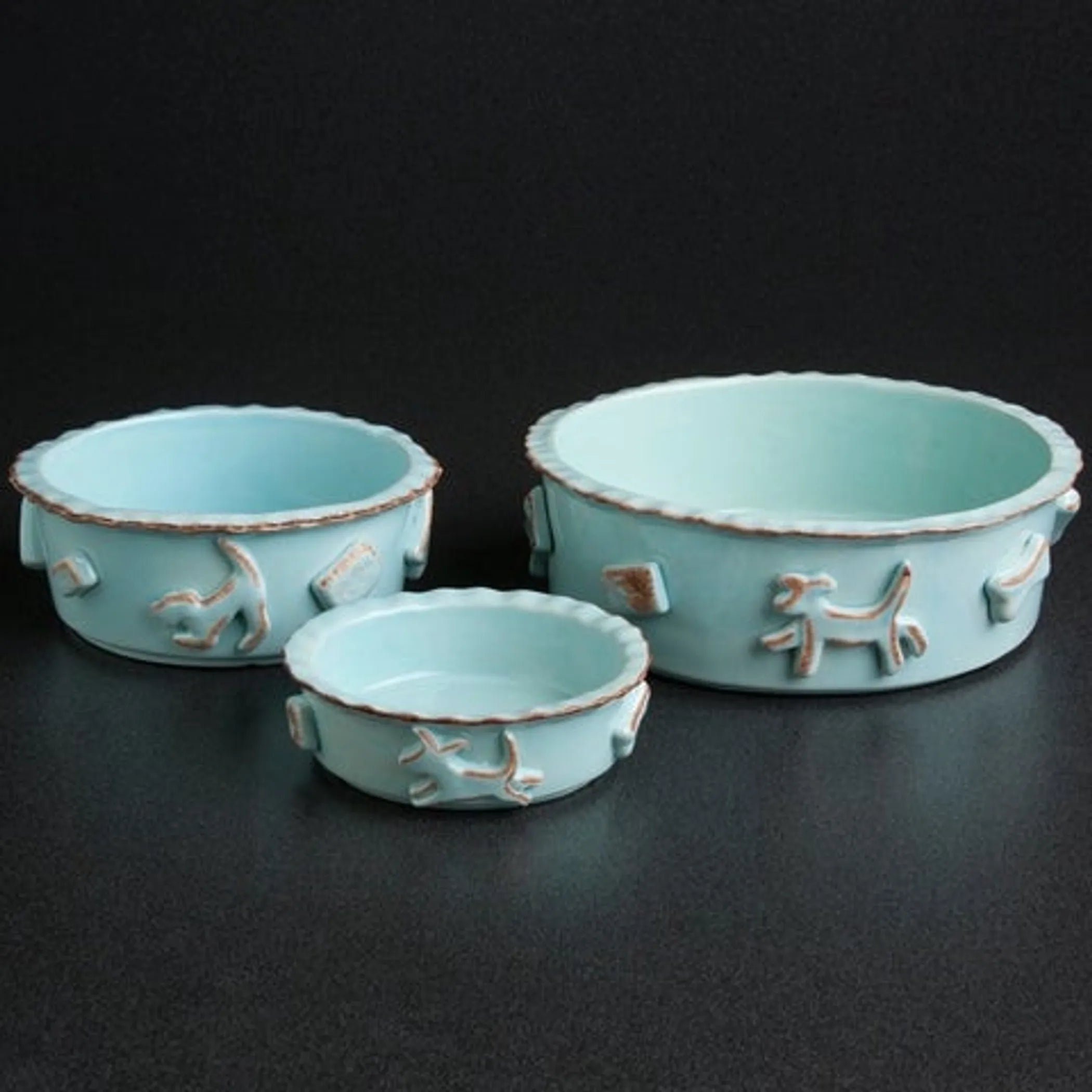 Bone Appétit: Stoneware Dog Bowl (Medium)