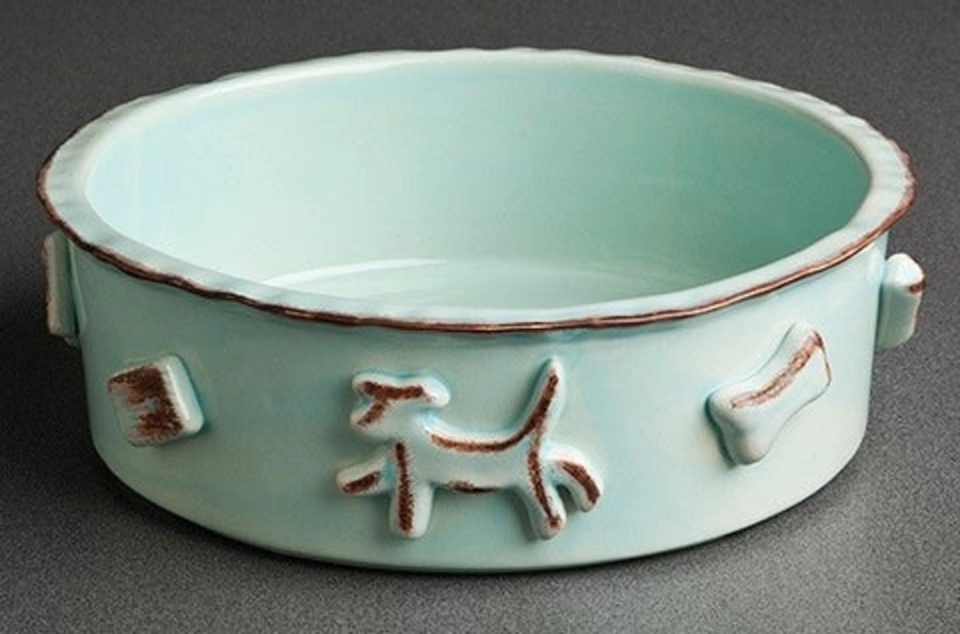 Bone Appétit: Stoneware Dog Bowl (Medium)