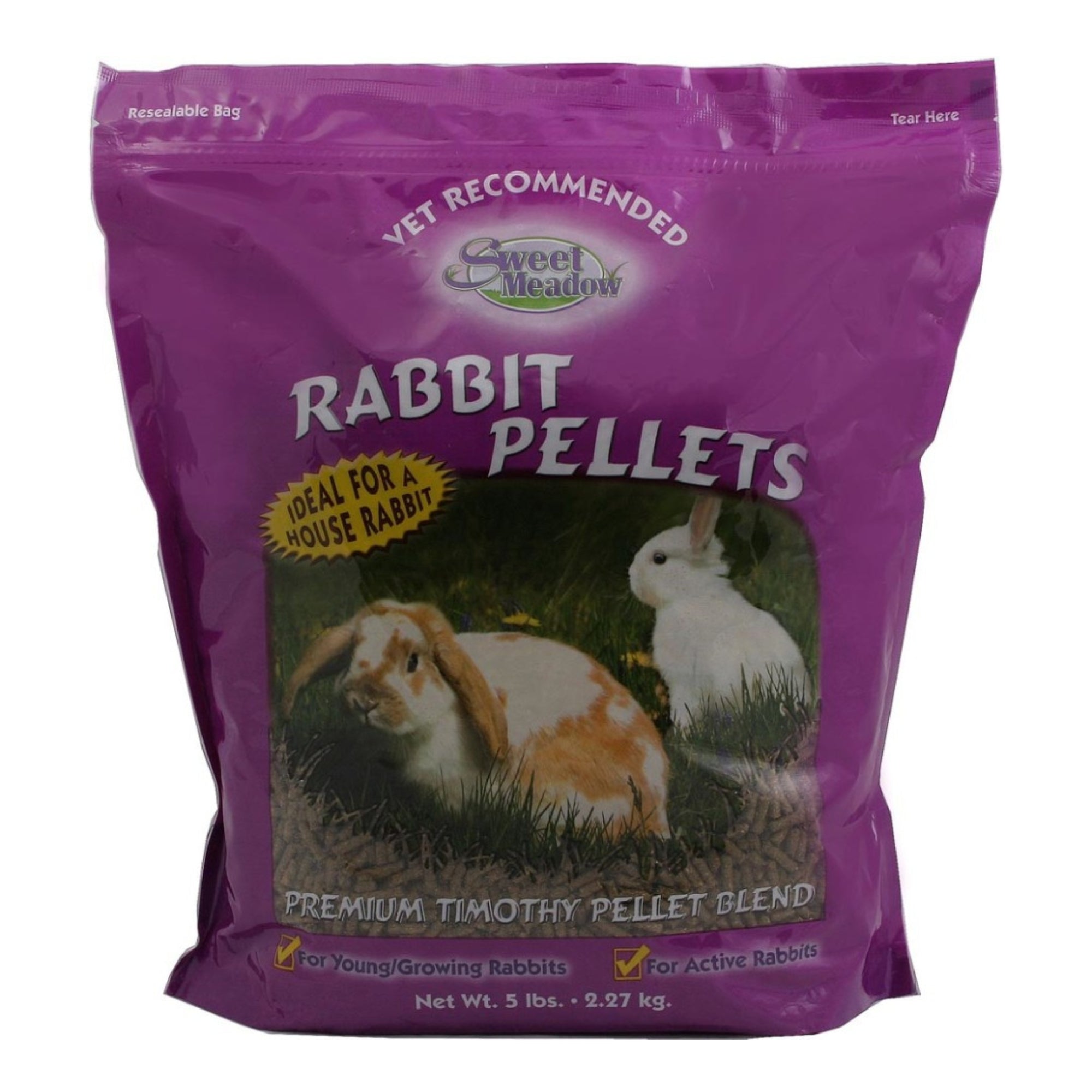 Sweet Meadow Farm Rabbit Pellets Original Blend 5lbs