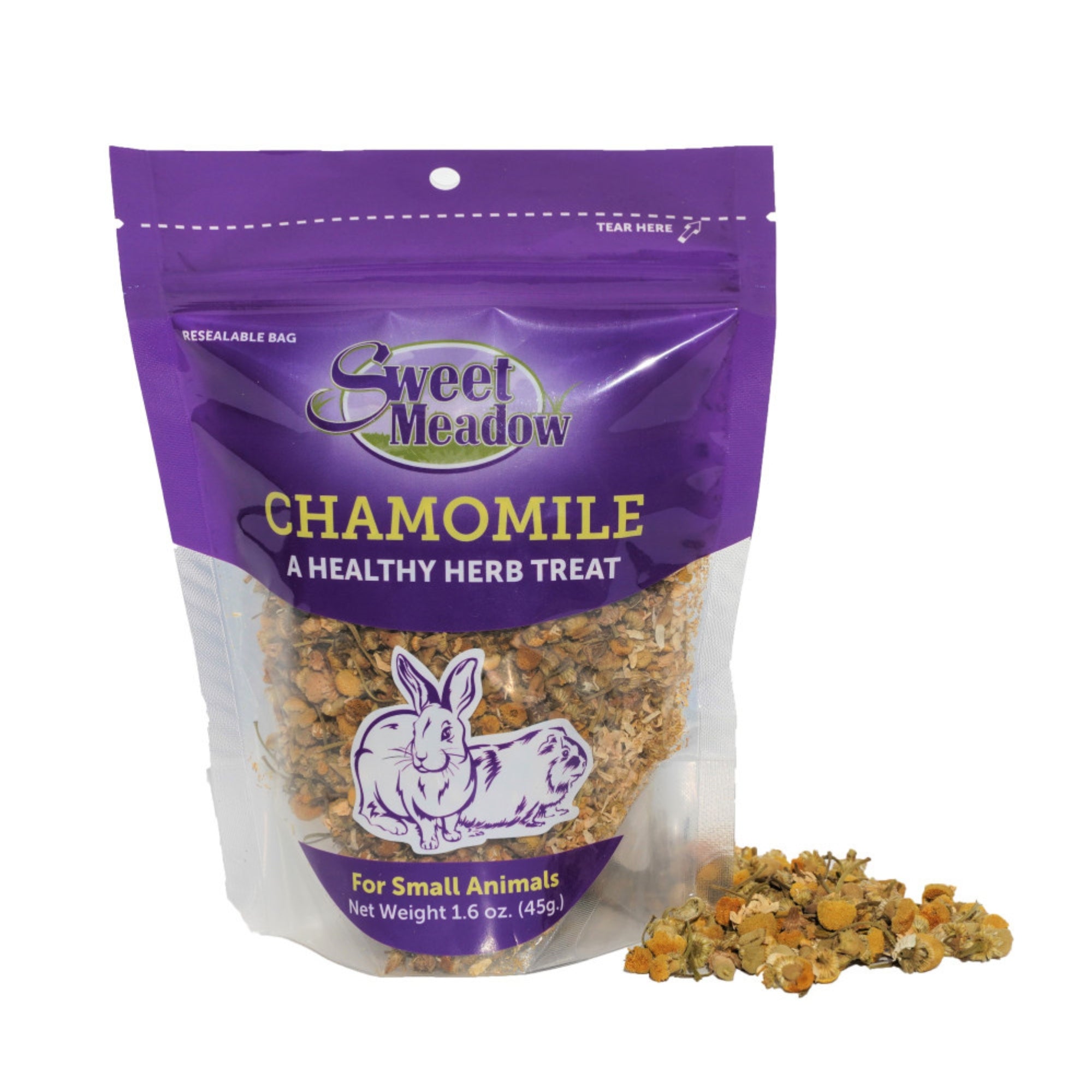 Sweet Meadow Farm Chamomile Healthy Herb Bunny Treat 1.99oz
