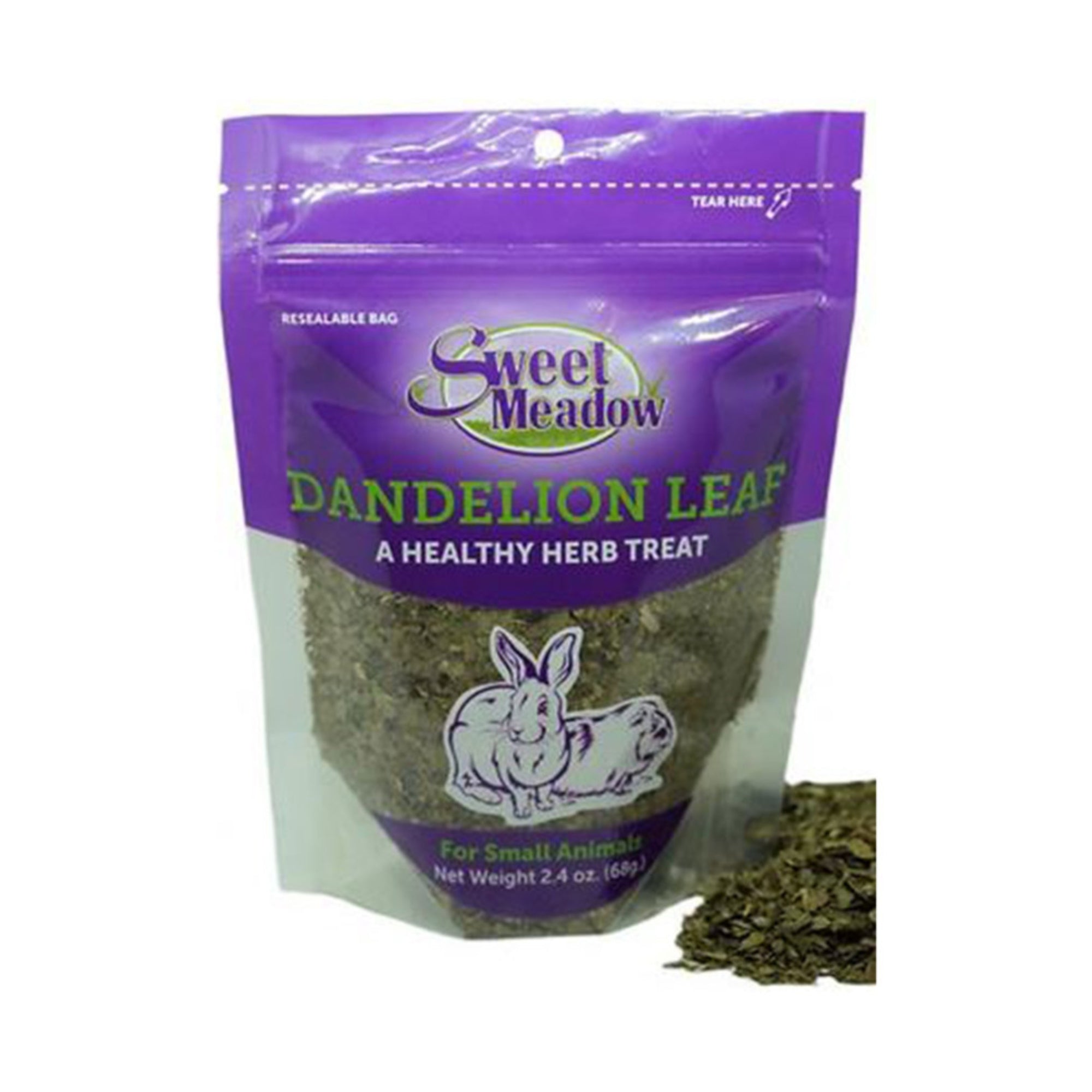 Sweet Meadow Farm Dandelion Leaf Healthy Herb Small Animal Treat 2.99oz