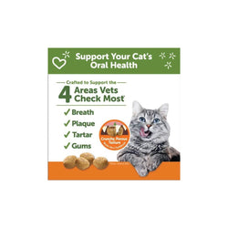 WHIMZEES Cat Dental Treats - Chicken Flavor 4.99 oz: Daily Dental Care for Cats