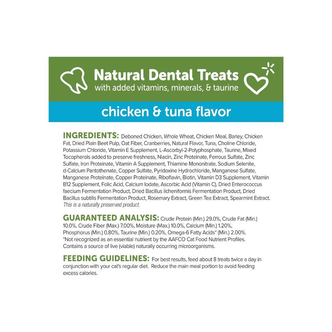 WHIMZEES Cat Dental Treats - Chicken & Tuna Flavor 2 oz: Daily Dental Health for Cats