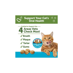 WHIMZEES Cat Dental Treats - Chicken & Tuna Flavor 4.99 oz: Daily Dental Health for Cats
