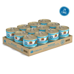 Weruva Cat Mack and Jack with Mackerel and Grilled Skipjack in Gravy 5.99oz. (Case of 12)