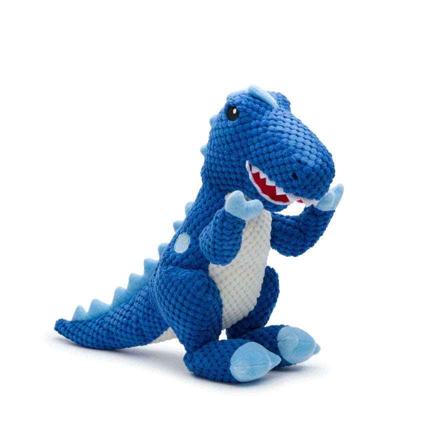 FabDog Floppy T-Rex Dinosaur Blue Small