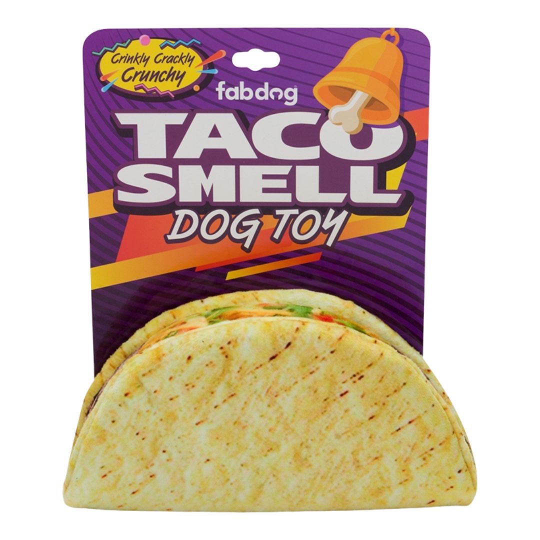 FabDog Taco Smell Dog Toy