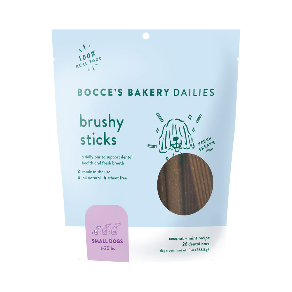 Bocce’s Brushy Sticks Dental Bars