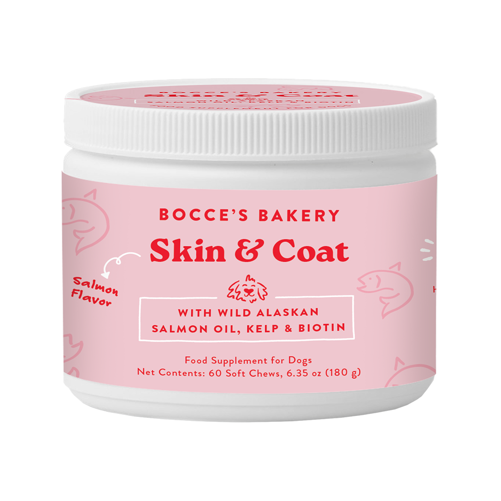 Bocce's Bakery Dog Skin & Coat Support Soft Chews - 60 Count (6.99 oz)