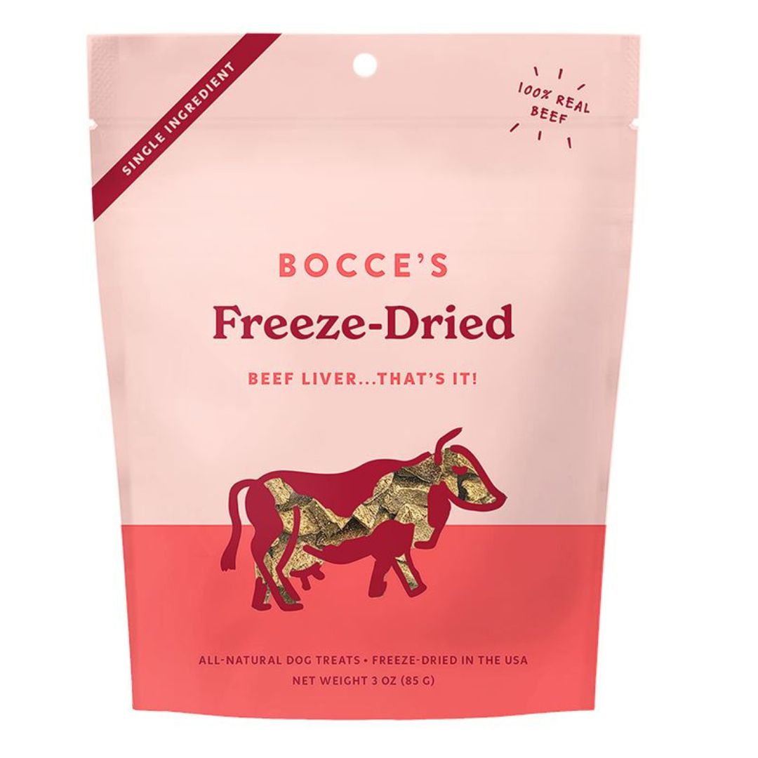 Bocce’s Freeze-Dried Beef Liver – 3oz