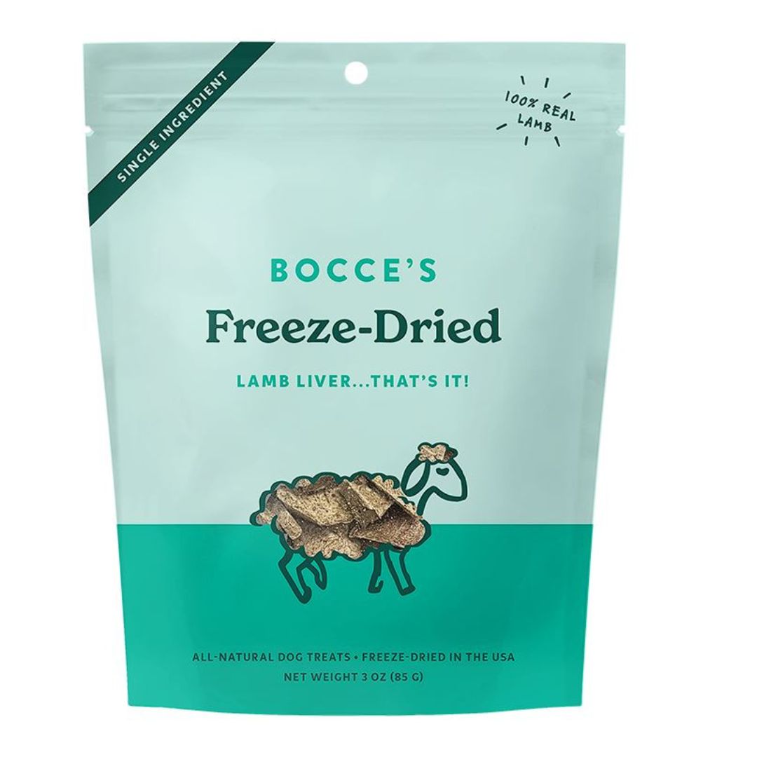 Bocce's Bakery Dog Freeze-Dried Lamb Liver Treats - 3 oz