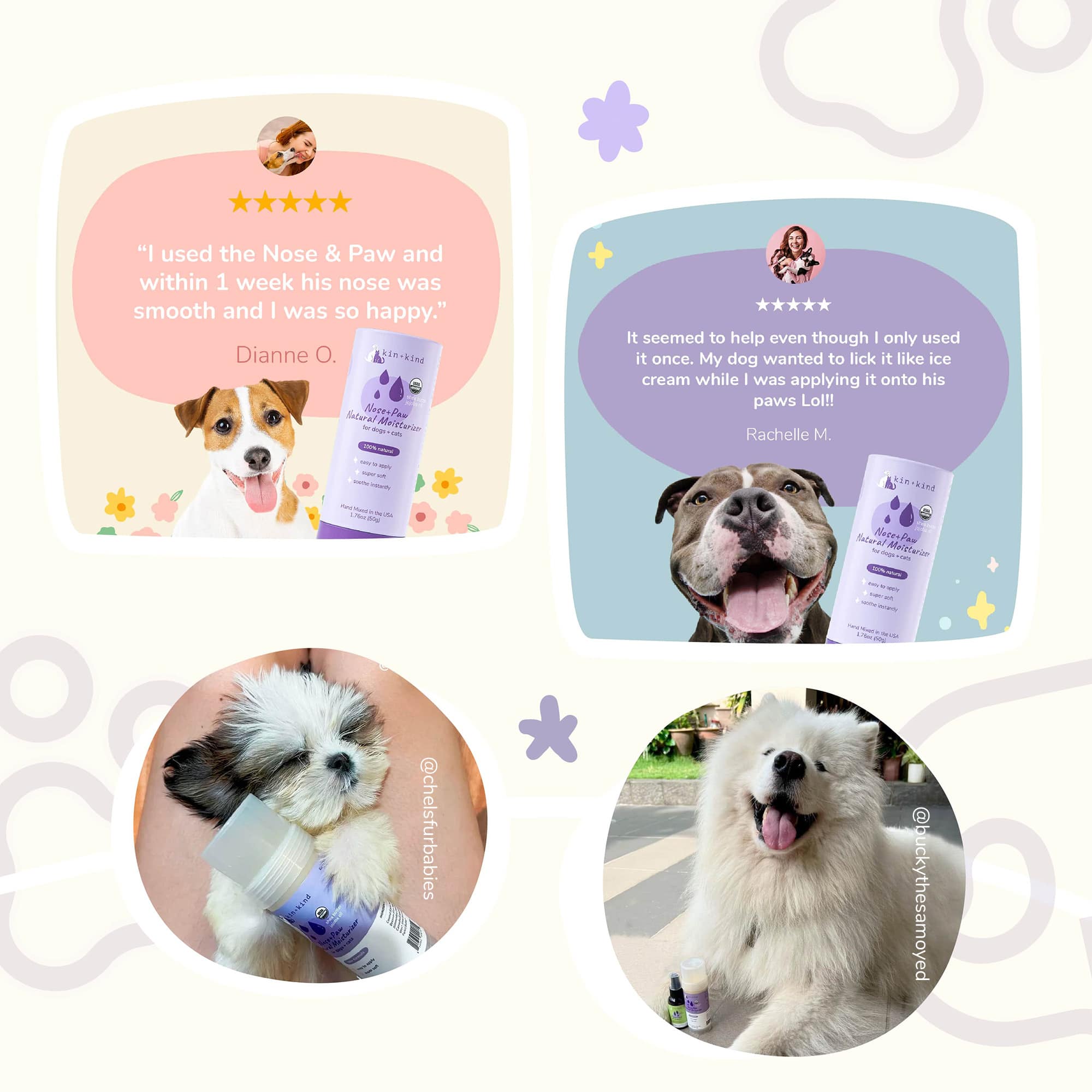 Kin+Kind Nose & Paw Moisture Stick