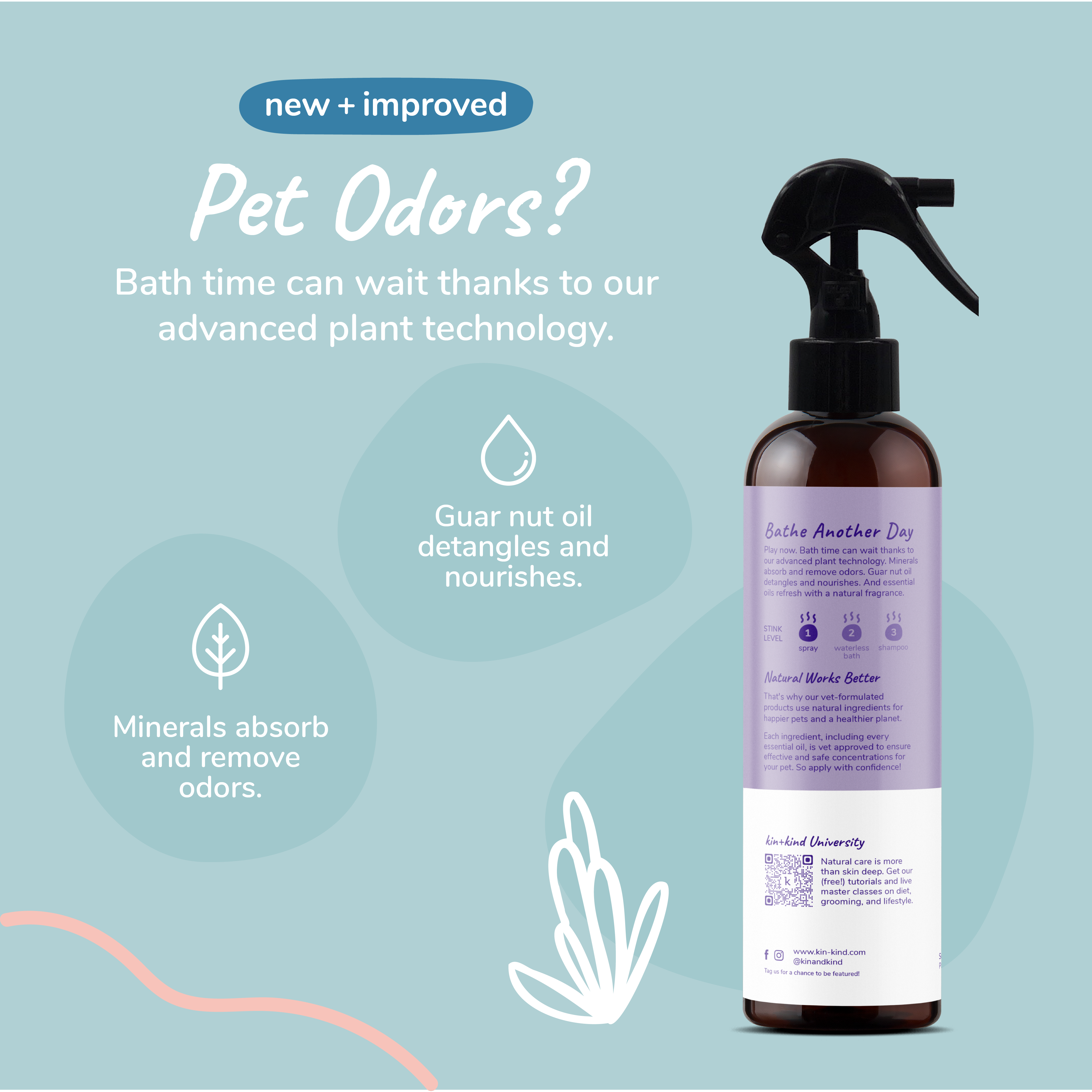 Kin+Kind Scent Lavender Calm Odor Neutralizer