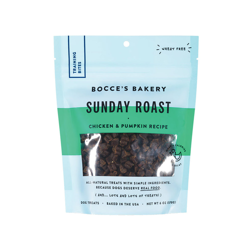 Bocce's Bakery Dog Training Treats - Sunday Roast Flavor, 6 oz