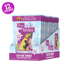 Dogs In The Kitchen Dog Love Me Tender With Chicken Breast Au Jus 2.99oz. Pouch (Case of 12)