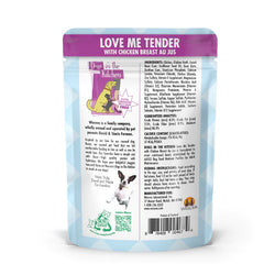 Dogs In The Kitchen Dog Love Me Tender With Chicken Breast Au Jus 2.99oz. Pouch (Case of 12)