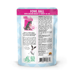 Dogs In The Kitchen Dog Fowl Ball 2.99oz. Pouch (Case of 12)